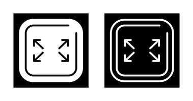 Fullscreen Square Vector Icon