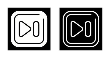 Next Track Square Vector Icon