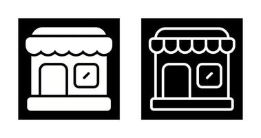 icono de vector de tienda