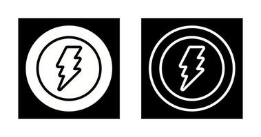 Lightning bolt Vector Icon