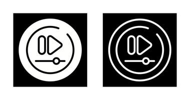 Video Fast Forward Vector Circle