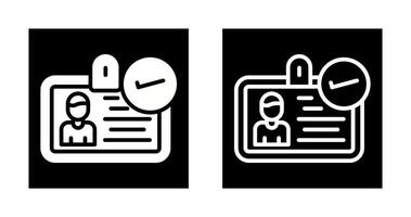 ID Verification Vector Icon