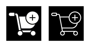 Shoping Cart Add Vector Icon