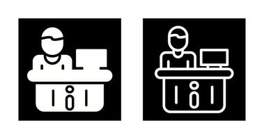 Information Desk Vector Icon