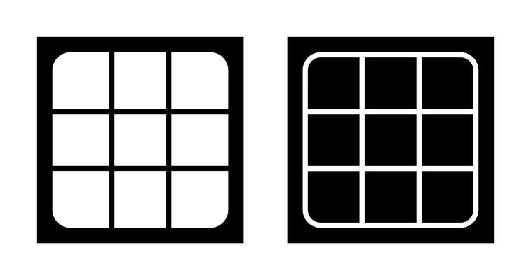Rubik's cube Vector Icon