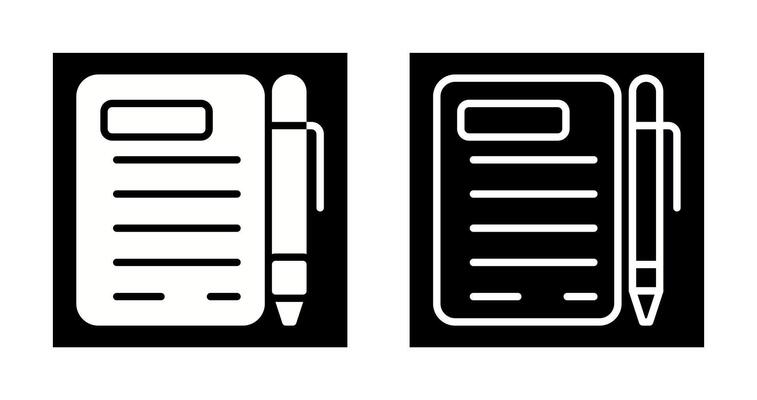 Contact Form Vector Icon