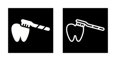 Brushing Teeth Vector Icon