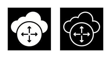Cloud Scaling Vector Icon