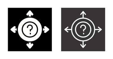 Uncertainty Vector Icon