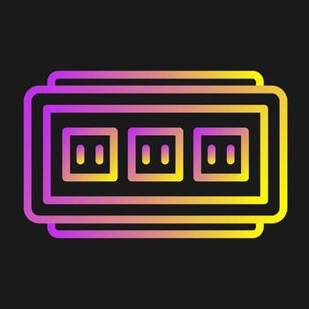 icono de vector de enchufe