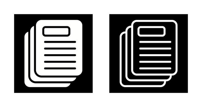 icono de vector de documento