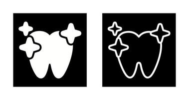 icono de vector de dientes