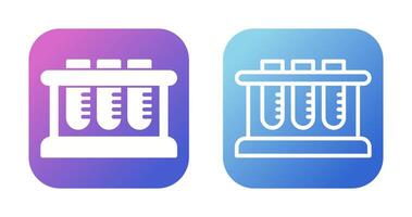 Test Tube Rack Vector Icon