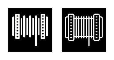 cable carrete vector icono