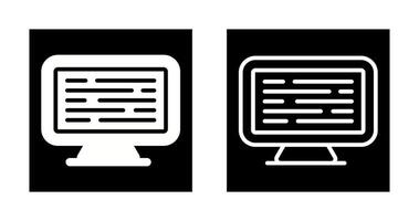 Computer Vector Icon