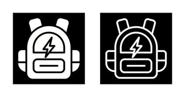 Smart Backpack Vector Icon