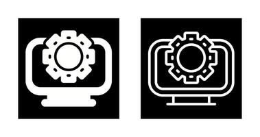 Desktop Computer Vector Icon