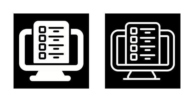 Computer Vector Icon
