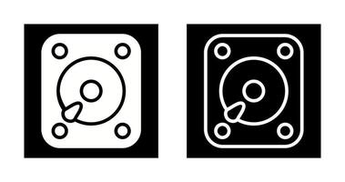 icono de vector de disco duro externo