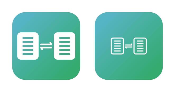 Document Sharing Vector Icon