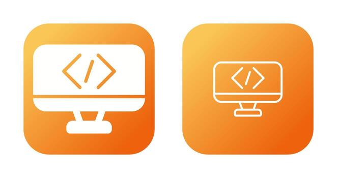 Coding Vector Icon