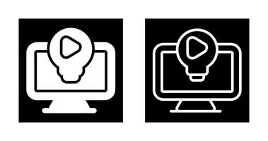 icono de vector de computadora