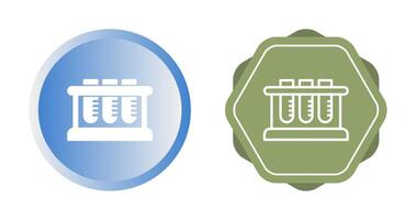 Test Tube Rack Vector Icon