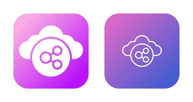 Cloud Computing Vector Icon