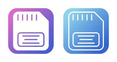 Memory Card Vector Icon