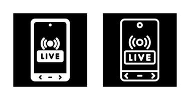 Live Streaming Vector Icon