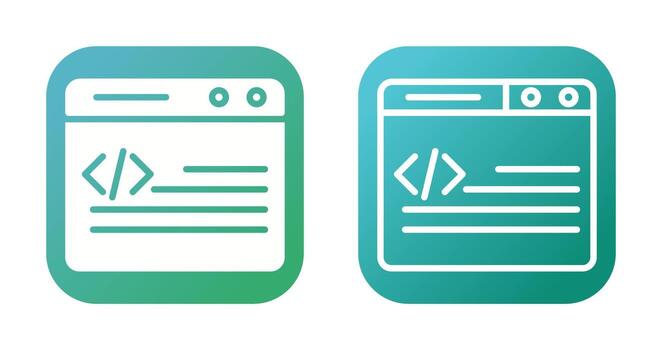 icono de vector de desarrollo web