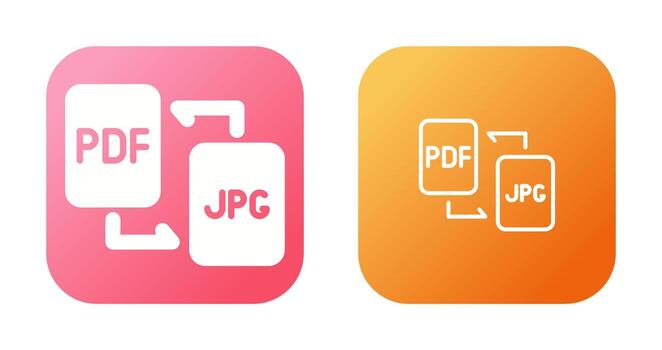 Document Conversion Vector Icon