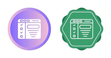 Design Brief Vector Icon