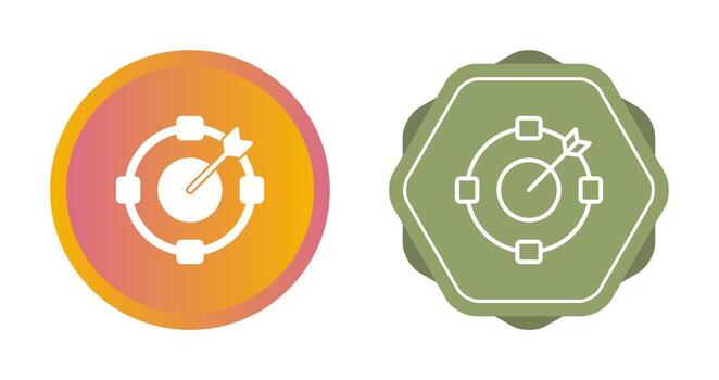 objetivo vector icono