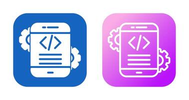 Mobile App Development Vector Icon