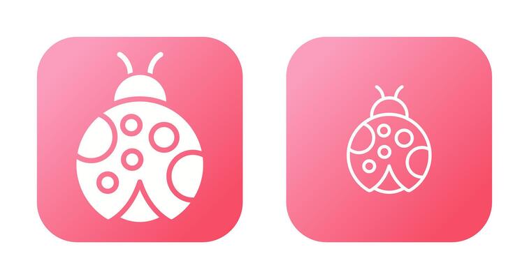 Ladybug Vector Icon