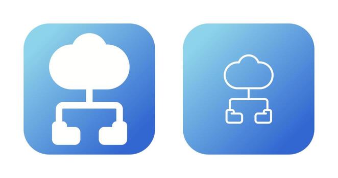 Cloud Computing Vector Icon