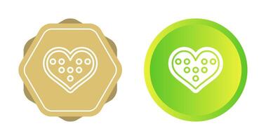 Chocolates in heart Box Vector Icon