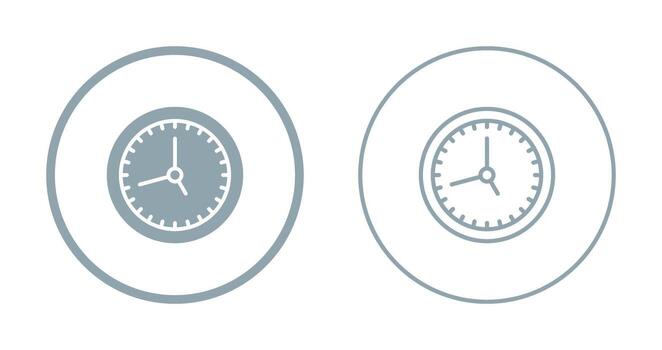 icono de vector de reloj
