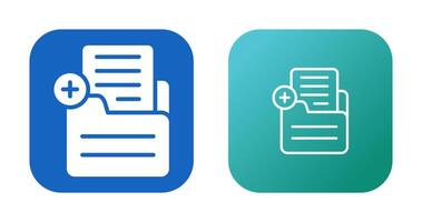 Document Add Vector Icon