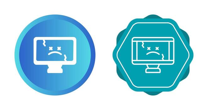 icono de vector de computadora