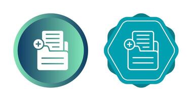 Document Add Vector Icon