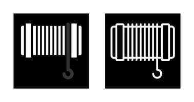 cable tracción cuerda vector icono