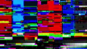 TV color bars malfunction - Loop video