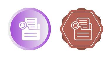 Document Undo Vector Icon