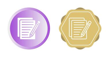 Document Edit Vector Icon