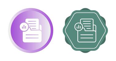 Document Analytics Vector Icon