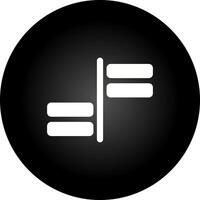 Horizontal Alignment Vector Icon