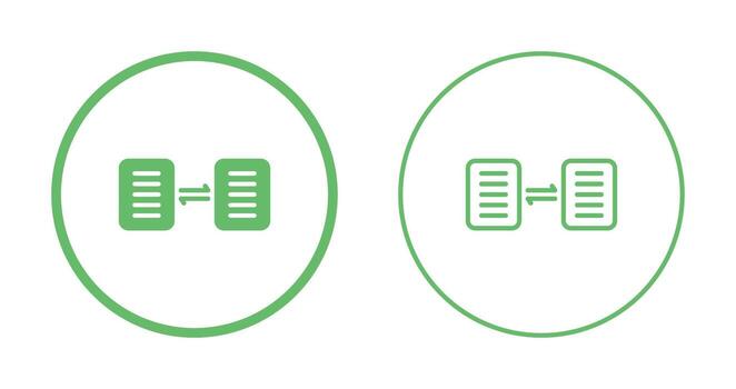 Document Sharing Vector Icon