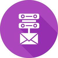 correo electrónico servidor vector icono